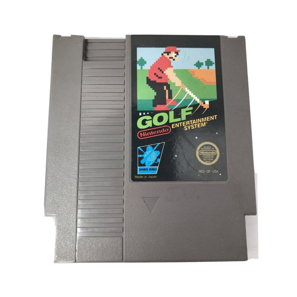 Vintage Golf Video Game Nintendo Entertainment System NES 1985 Sport Series